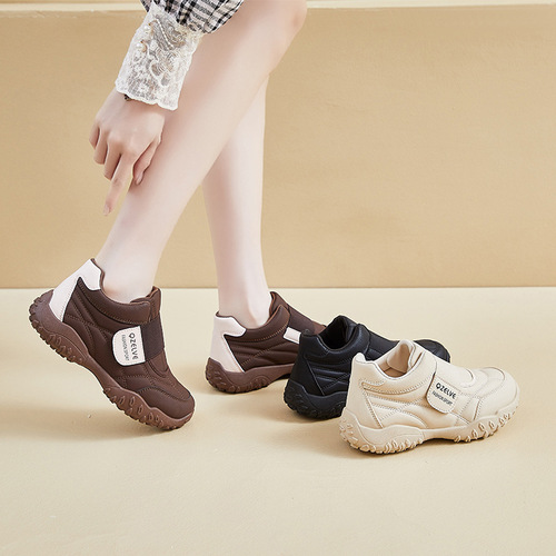 Ins Korean version new dad shoes for women, autumn student sports running casual beat thick sole height K18-1
