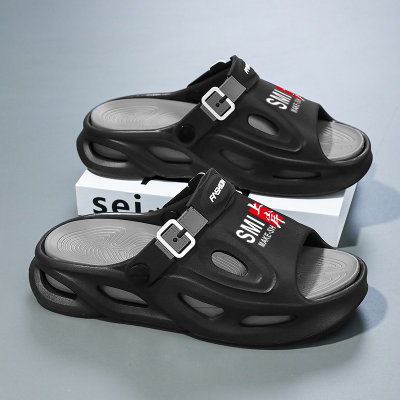 Sandalias EVA para hombre pisando la mierda en verano para usar en Vietnam punta abierta sandalias y zapatillas de conducción nacional slippers para hombre