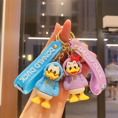 新型のかわいいアニメのガードルの動物のキーチェーンのシリコンの子供の包みの部品の小さい掛け物の贈り物のアクセサリの卸売り