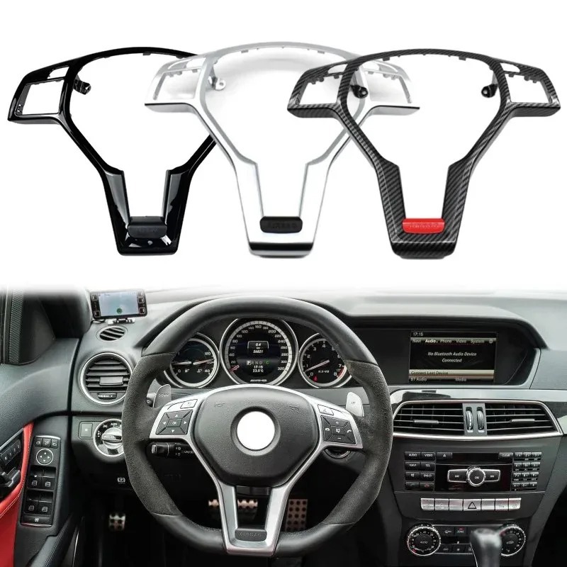 Mercedes-Benz üçün sükan üzəri stikeri, W176 W204 W212 uyğun