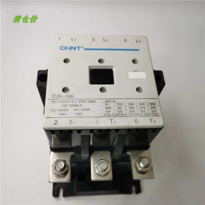 A014*CHNT正泰交流接触器CJX1-300成色如图