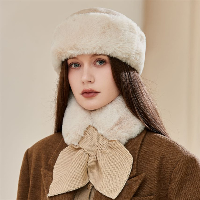 Gorro ushanka y cuello térmico para hombre peluche invierno_voghion.com