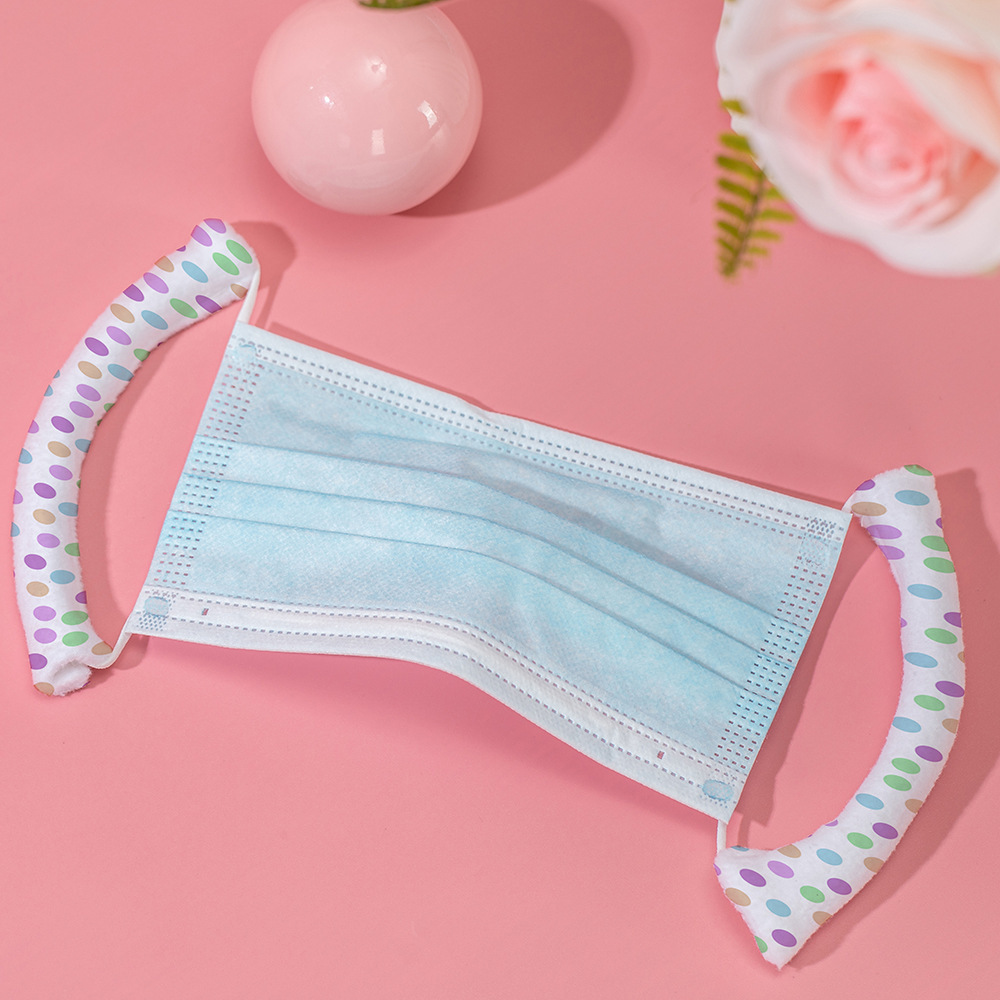 多色耳朵防勒神器多功能搖粒絨柔軟雙層絨布管套防勒鼻氧插管耳墊