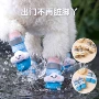 一体防水软底宠物脚套