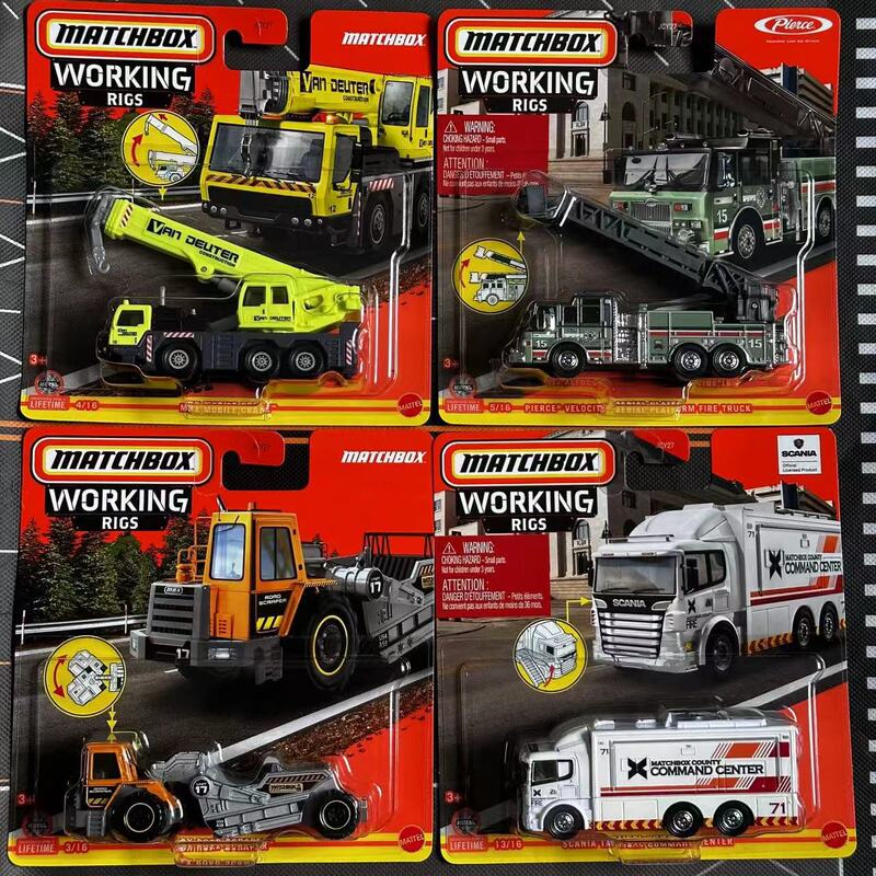 Matchbox transport movable series N3242 alloy truck GMC garbage truck fire truck engineering truck JCY27