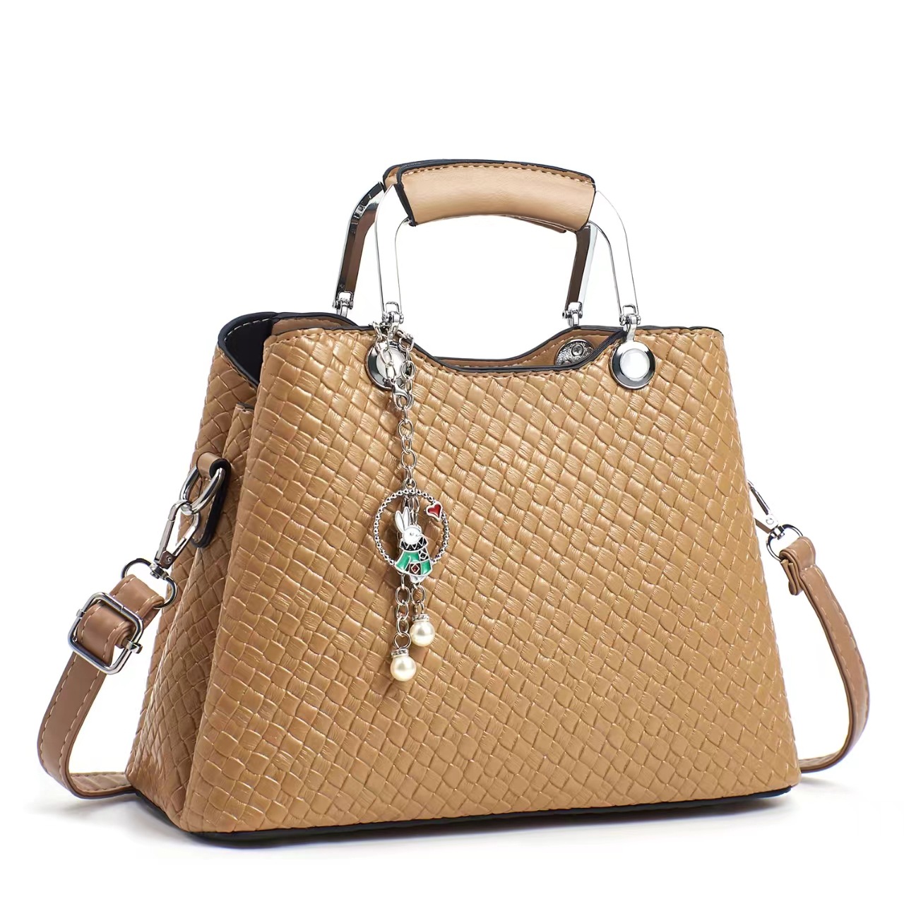 Bolso de mensajero de un solo hombro simple y de moda para mujer todo-fósforo 2025 nuevo bolso de mano vertical para mujer