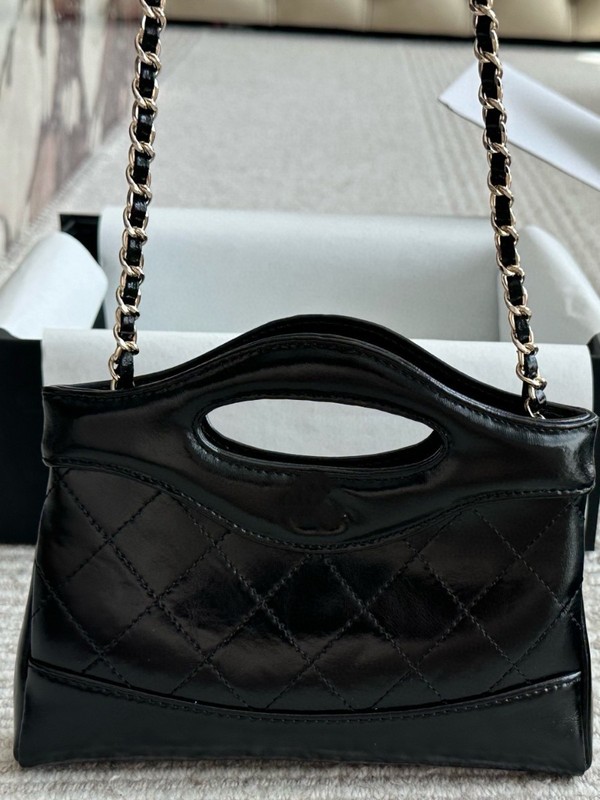 实物带logo 原单高版本香家羊皮31bag nano单肩女包菱格链条手提|undefined