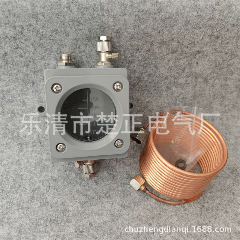 变压器瓦斯气体继电器取气盒QJ1-350集气盒QJ1-500整套2孔安装型