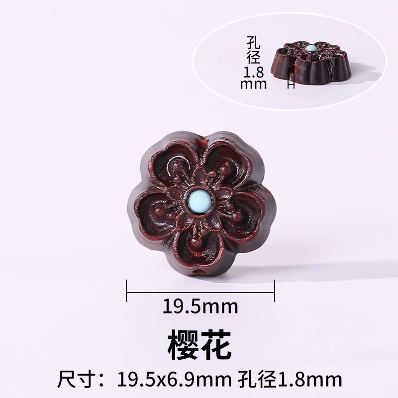 天然金白檀ルースビーズ DIY ビーズブレスレットビーズアクセサリー仏ビーズロザリオ白檀ルースビーズ|undefined
