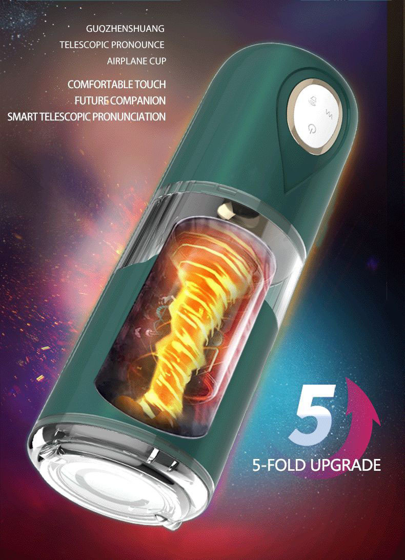 DMM Touch Five Generation T5 Elektrischer Masturbator für Männer, vollautomatisch, teleskopisch, drehbar, mit Saugnapf, Flugzeugform, Sexspielzeug für Erwachsene_voghion.com