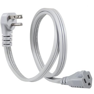 14 AWG 重型公母延长线 延长线 -3 插头扁线 SPT-3 低矮接地电缆