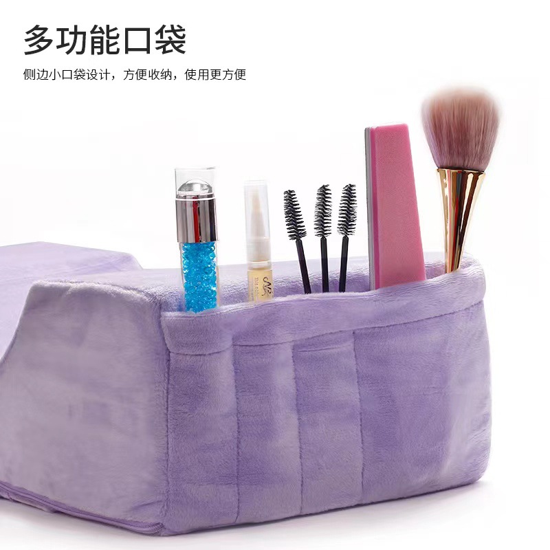 Amazon transfronterizo Venta caliente injerto pestañas reposacabezas en forma de U almohada de pestañas de belleza al por mayor embalaje de compresión