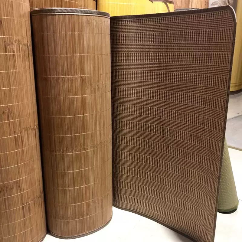 凉席厂家批发竹席家用席子夏季碳化学生宿舍草席竹凉席单人冰丝席