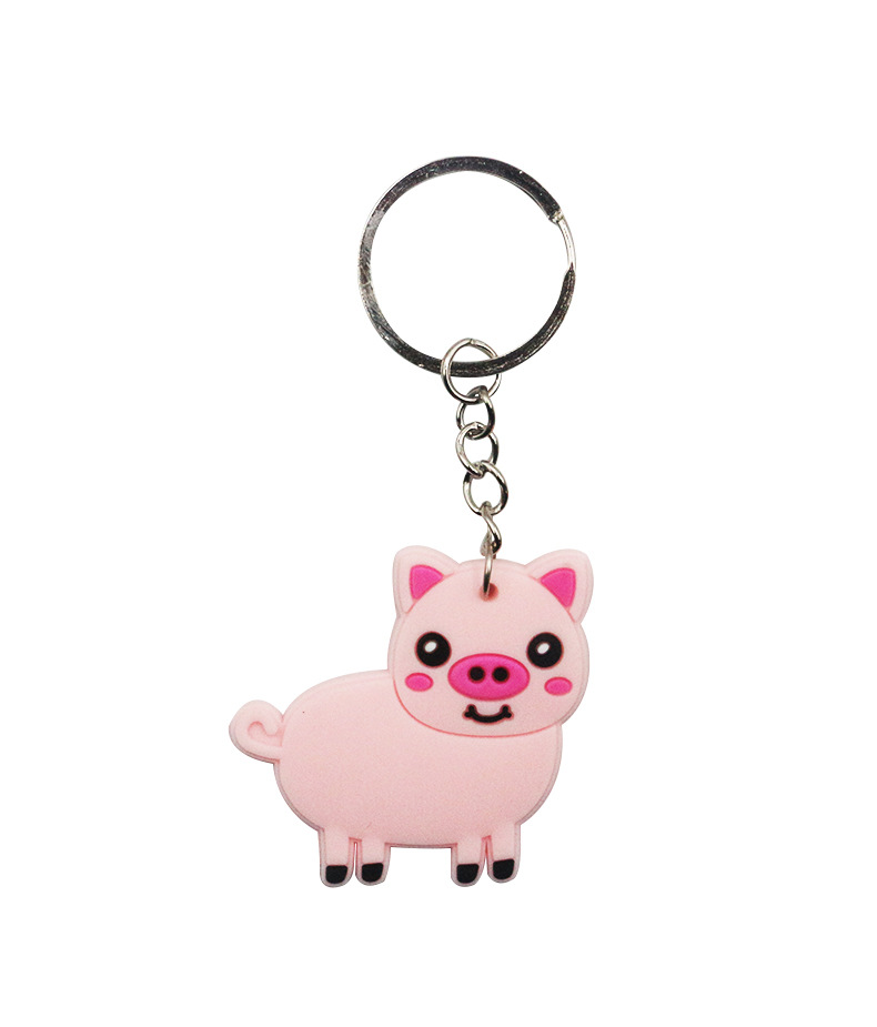 Cartoon Style Animal PVC Unisex Bag Pendant Keychain display picture 7