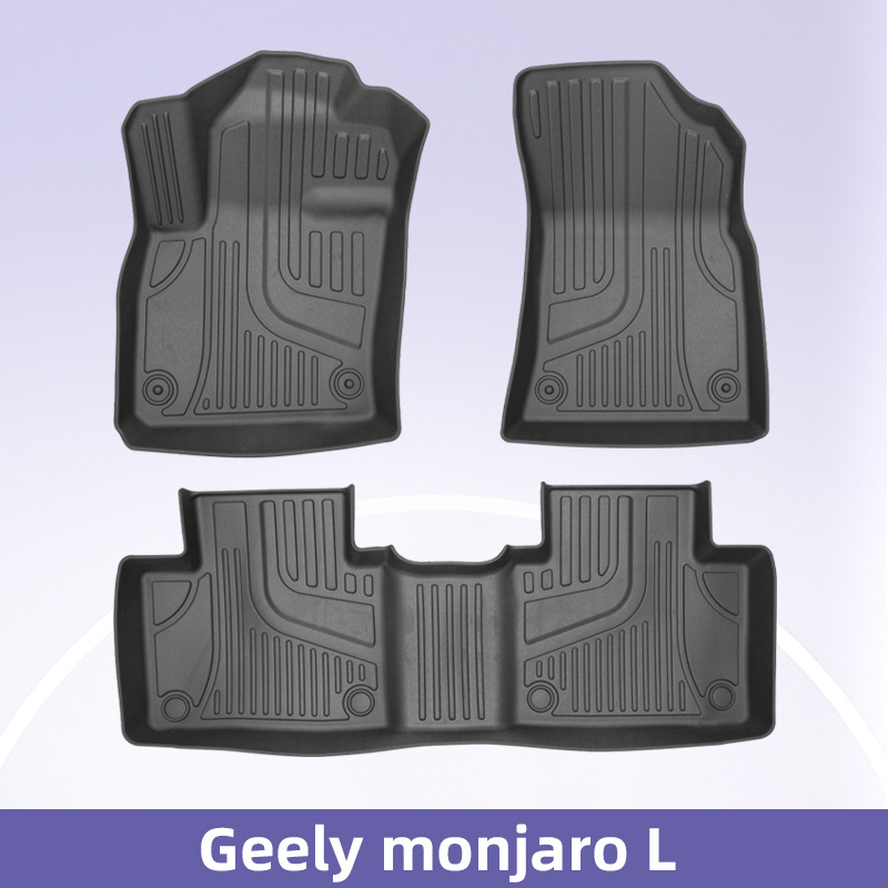 Para Geely Xingyue L 2021-2024 3D para todo clima material TPE coche alfombrilla para el maletero