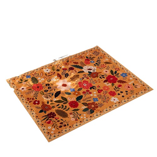 Cross-border flower carpet bathroom mat bathroom absorbent mat household durable anti-slip front door mat bedroom bed side mat