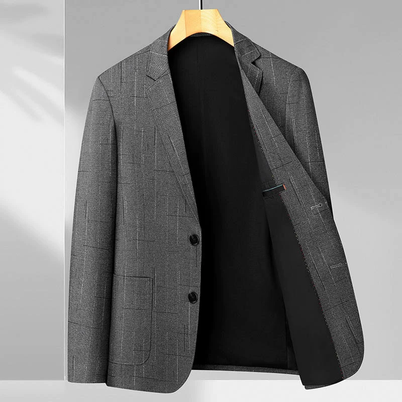 Осенний костюм, пиджак, slim fit