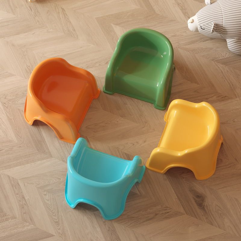 Color de dopamina para niños respaldo asiento de baño playa asiento pequeño asiento para bebés taburetes bajos taburetes de ángulo recto image 1