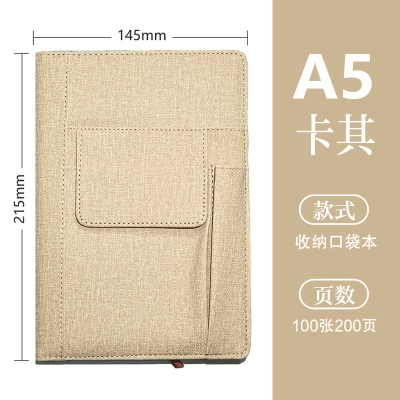 Cuaderno ejecutivo 2025 en stock, cubierta de cuero, ideal para oficina y negocios, personalizable con LOGO, venta al por mayor