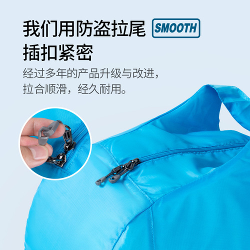 Foldable handbag skin bag manufacturer outdoor storage bag travel skin bag men and women ultra-light portable sports bag