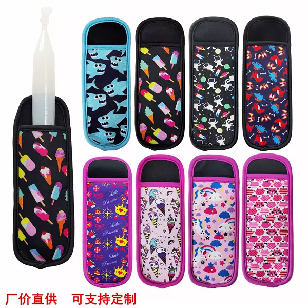 Factory Price Direct Supply Amazon Diving Material Children's Edge Printed Ice Sleeve Stick Ice Sleeve Cross-Border E-Commerce Ice Sleeve Protection