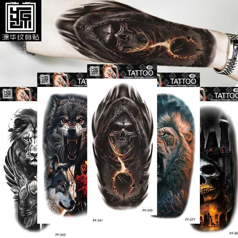 Tatuajes Temporales Impermeables de Papel de Transferencia al Agua para Cuerpo Entero image 4