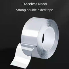 Nanometer double-sided adhesive high viscosity invisible hook glue acrylic double-sided tape transparent magic glue waterproof nanometer