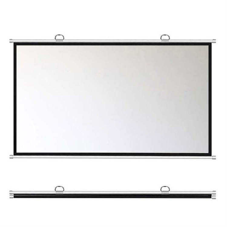 高清投影幕布免打孔壁挂幕布投影布挂墙投影仪幕布家用