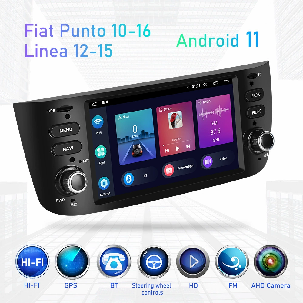 Подходит для моделей Fiato10-16 6,2-дюйма автомобиля CarPlay Android навигации развязки изображение все-в-одном