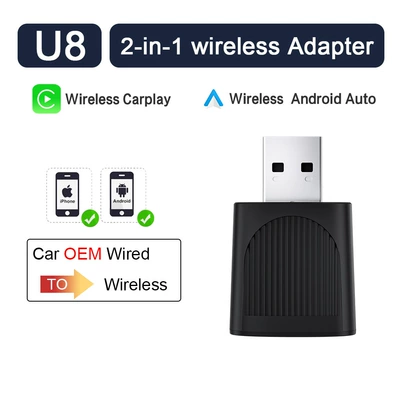 Connectivity Smart Box – Other Car Video - u8-wireless-carplayauto-2-in-1