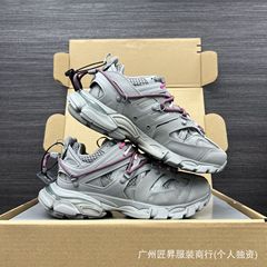 莆田纯原巴黎Track3.0老爹鞋环绕绑带百搭厚底增高运动休闲情侣鞋