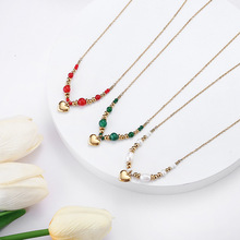 ���¸ߵ�18K����������ַ�ˮ����ɫ���ʯͷ���Ӱ���������ƷŮ
