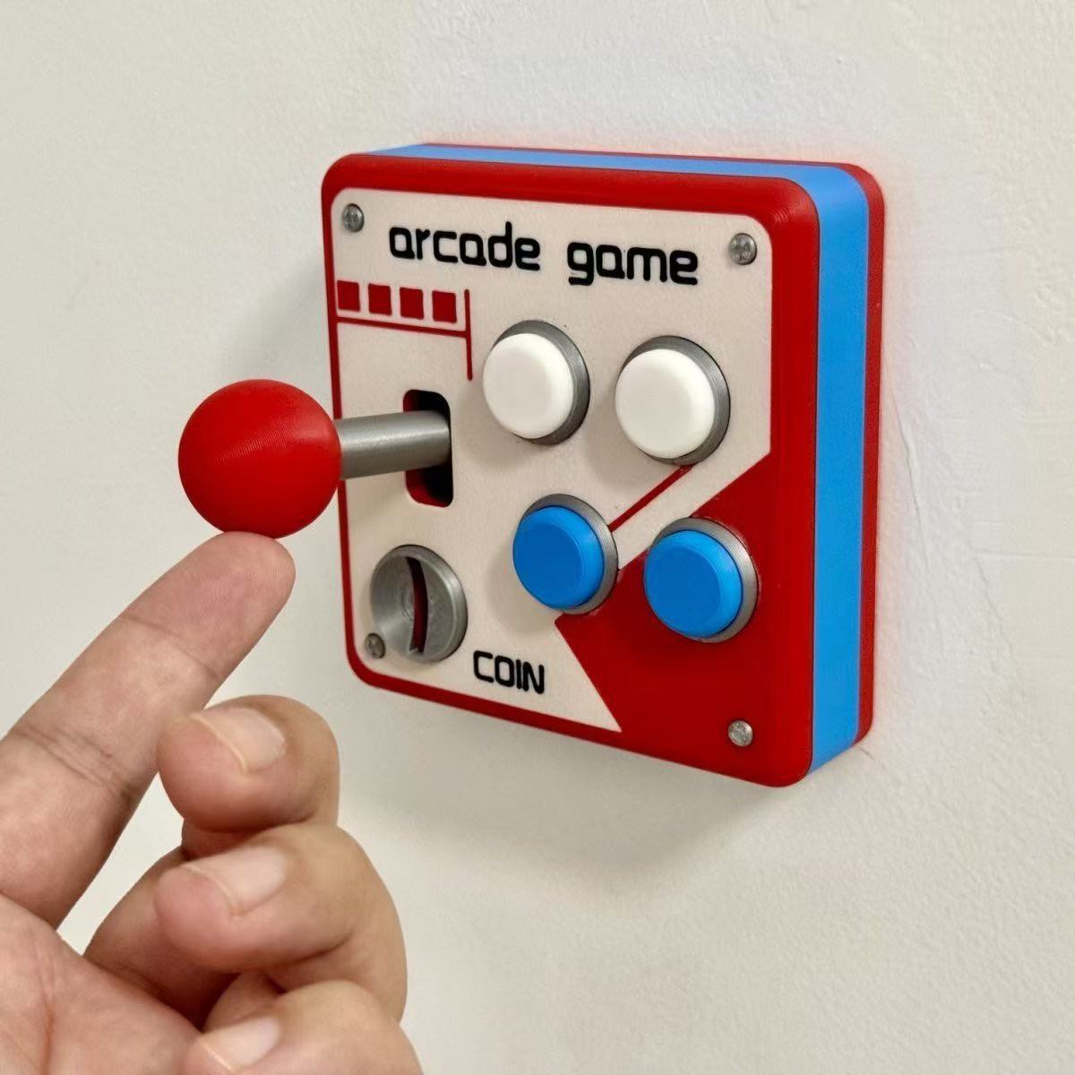 Vintage Arcade Fun 3D-Druck-Schalterpanel-Dekoration - Kippschalter_voghion.com