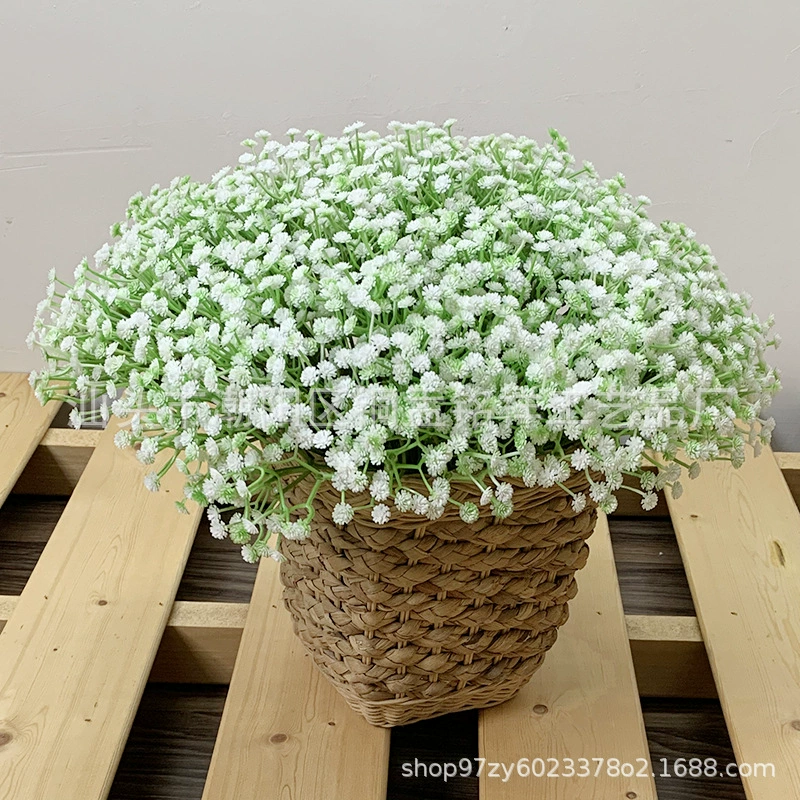 Realistic layout indoor, decorations for hotel, bouquet