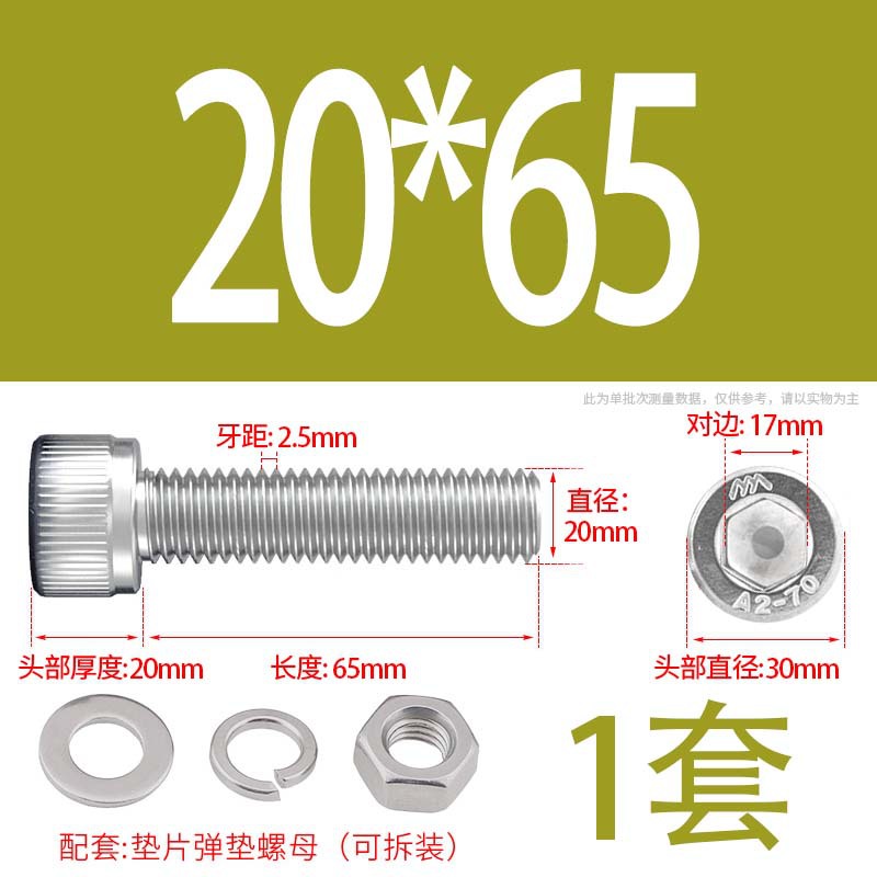 304 acero inoxidable hexagonal socket tuerca junta conjunto alargado cilindro cabeza taza perno tornillo