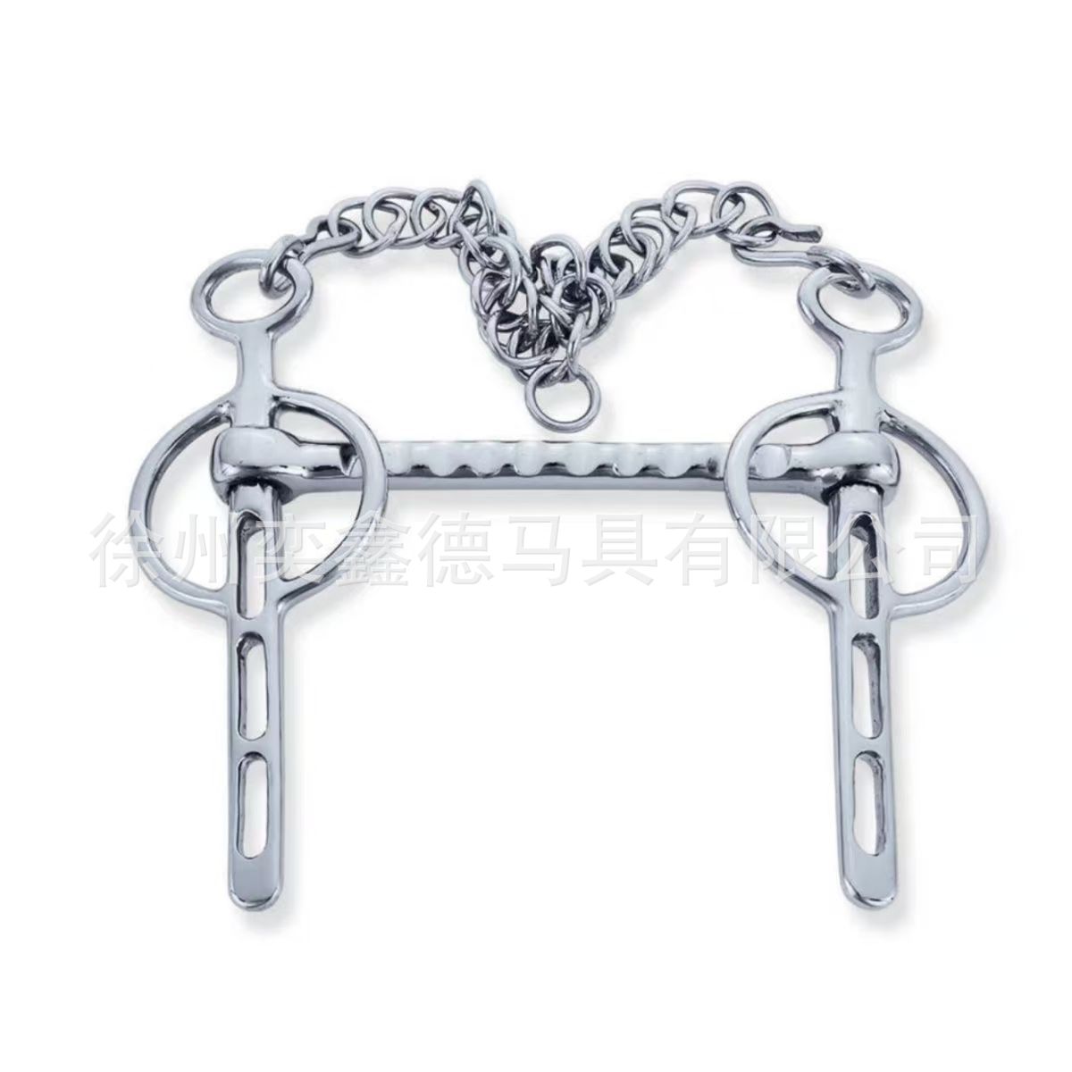 不锈钢马衔304马具马口衔铁马嚼子简约霸王马术用品配件马具大全