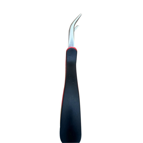 Manufacturer supplies 4.5 inch red and black handle hair clipper with plastic handle pointed pliers tool clamp