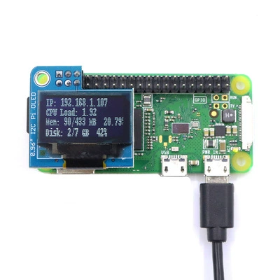Модуль OLED-экран для Raspberry Pi - 128x64 0.96-дюймовый дисплей