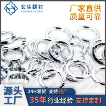 碳鋼鍍鋅彈墊\彈簧墊圈\墊片 GB93 開口墊圈M2M3M4M5M6M8M10~M30