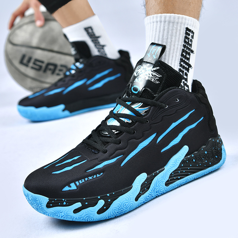 2026 Foreign Trade Large Size Basketball Shoes Men's Shoes Mesh Breathable Sports Shoes for Teenagers and Middle School Students Competition Training Shoes 2026 Foreign Trade Large Size Basketball Shoes Men's Shoes Mesh Breathable Sports Shoes for Teenagers and Middle School Students Competition Training Shoes