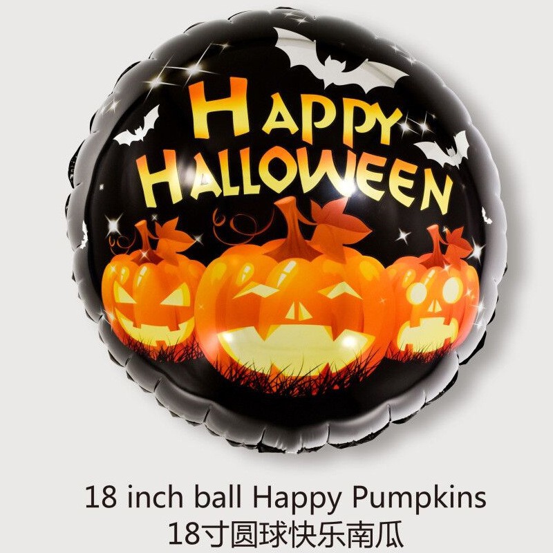 Nuevo globo de Halloween decoración de película de aluminio globo Wansheng tema fiesta diseño especial-en forma de globo de dibujos animados