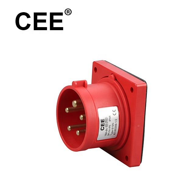 CEE-615N/625N 380V 16/32A五芯IP44工业插头插头面板式插头CE