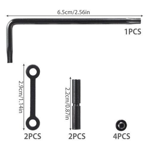 Anti-Walk Rotation Pins .154 High-Precision Anti-Slip Fixed Posts Anti-Walk Needles Hammer Lock