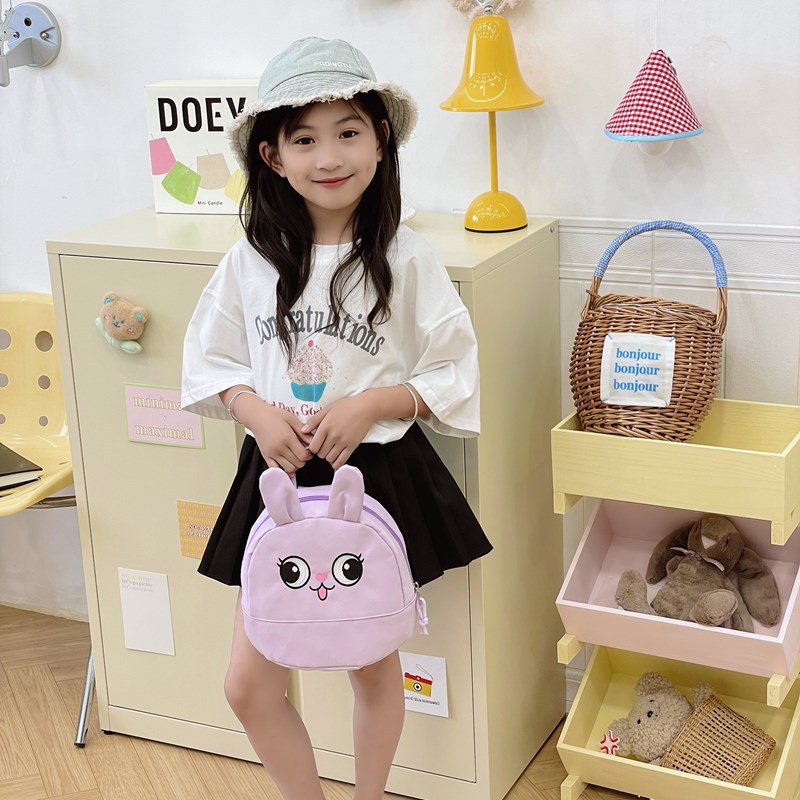 Jardín de infantes mochila de bebés dibujos animados bonitos conejos mochila para niños y niñas 2025 nuevo comercio exterior mochila para niños