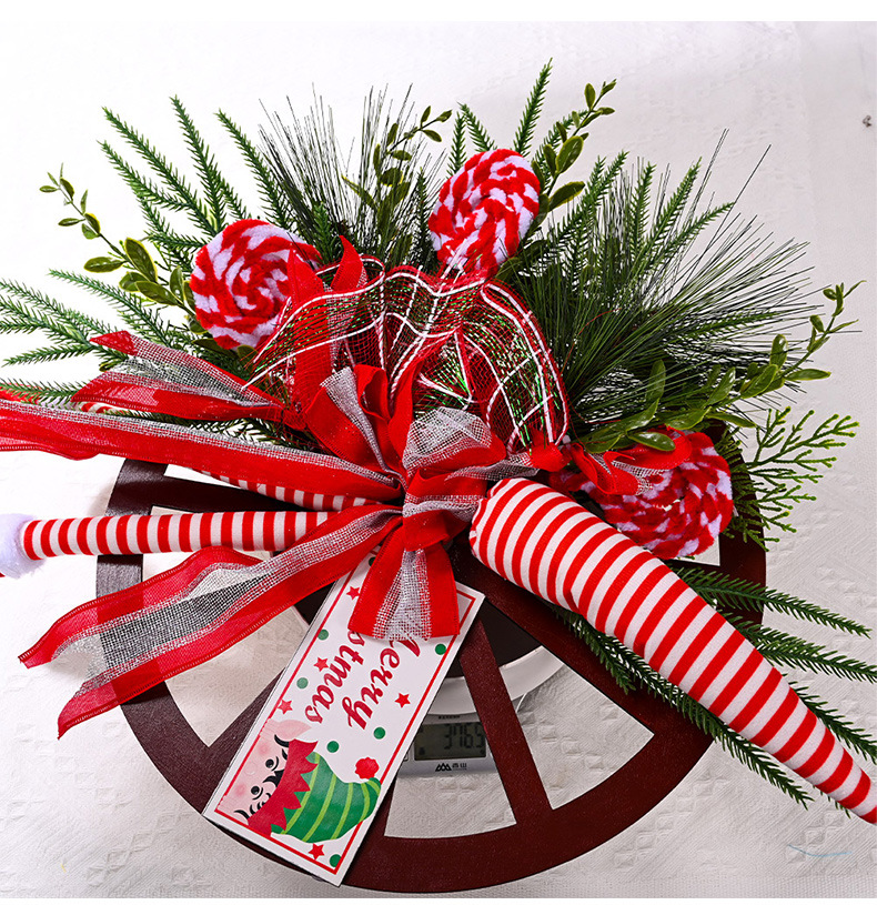 Décorations de Noël Guirlande de roue de Noël Guirlande de pied d'elfe créative Pendentif Décoration de Noël à suspendre_voghion.com