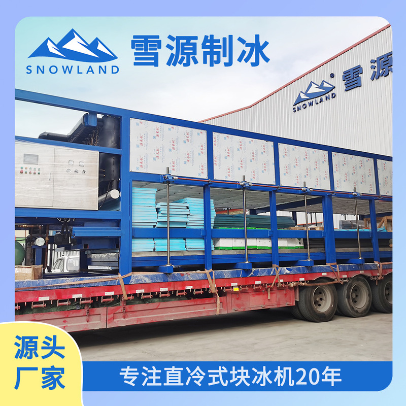 Snowland Commercial Nissan 4-Ton Small Ice Machine Direct Cold Block Ice Machine Ice Brick Machine Block Ice Equipment