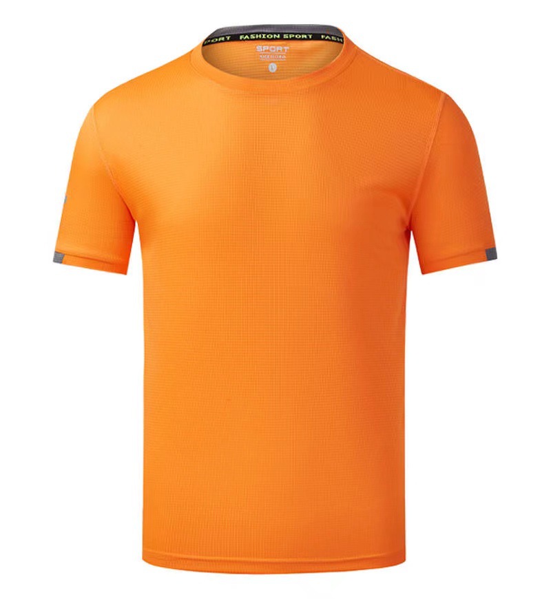 Orange round neck