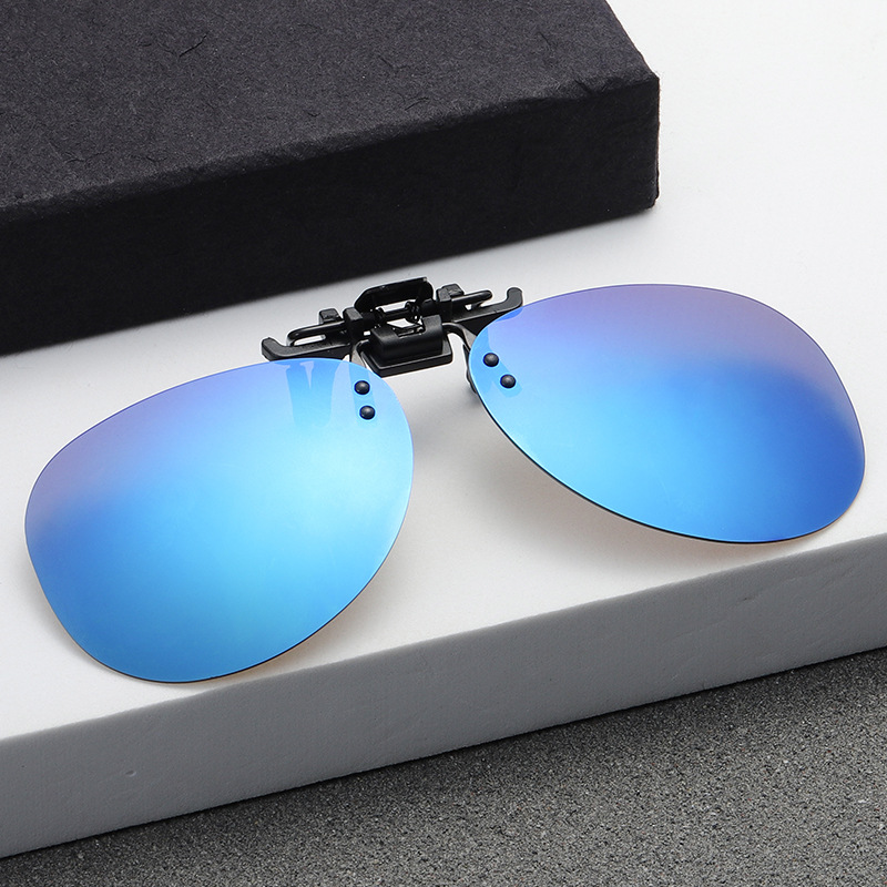 Manufacturer sells toad style clip-on polarized sunglasses