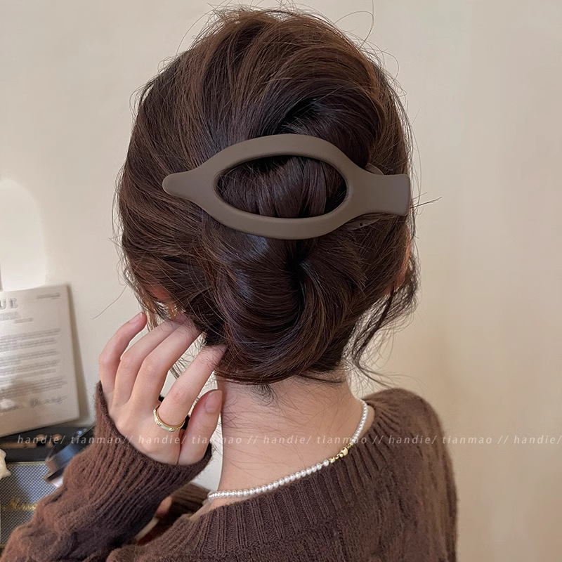 レイジースタイル～オーバルグリッパー2025新作ハイエンド後頭部ダックビルクリップヘアポニーテールワンラインクリップグリッパー|undefined