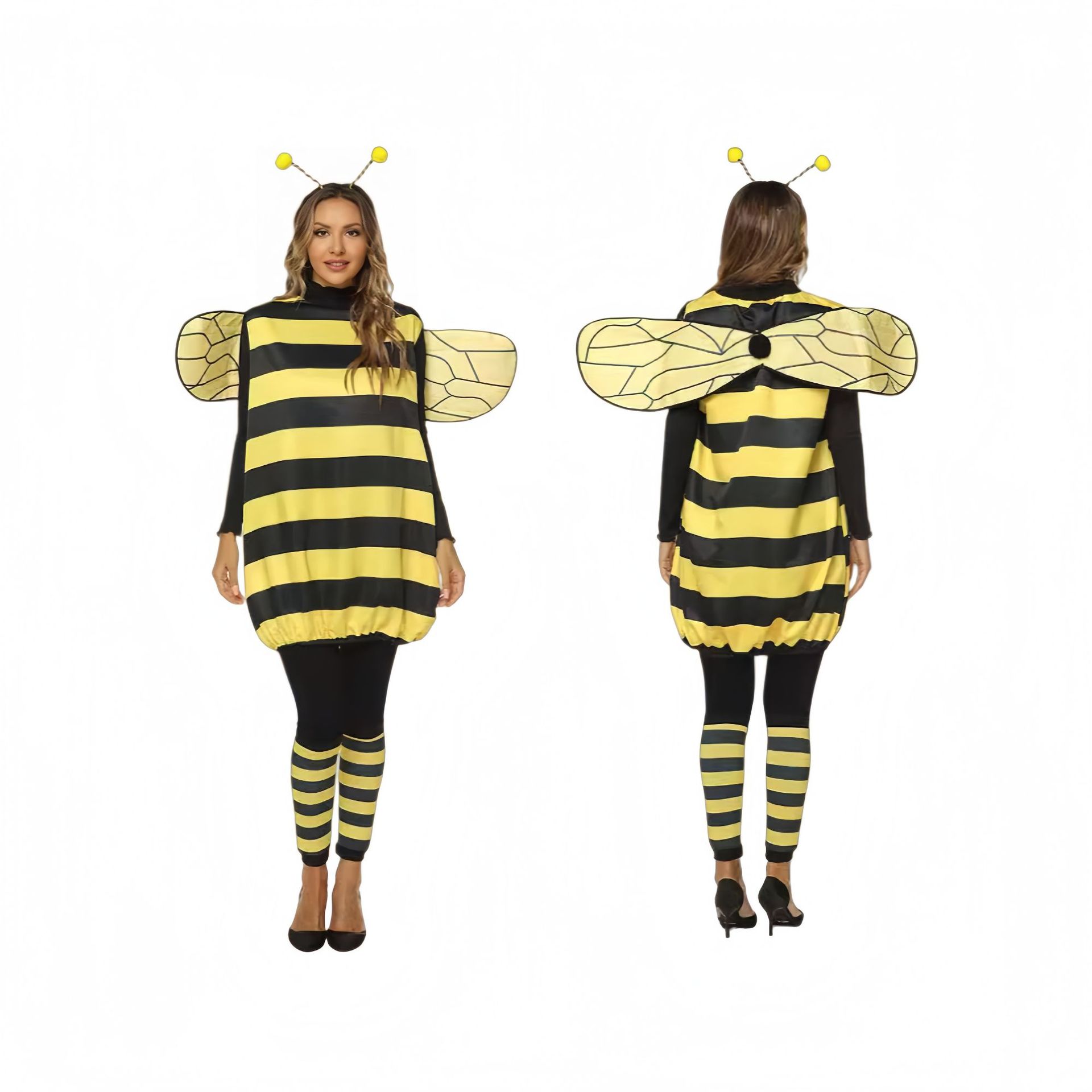 Cross-Border Halloween Children's Day Bee Clothes Performance Costumes Stage Performance Costumes Party Clothes Masquerade